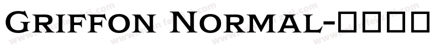 Griffon Normal字体转换